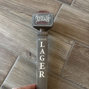 Samuel Adam's Boston Lager Tap Handle. Barrel Style. Good‎ Condition.